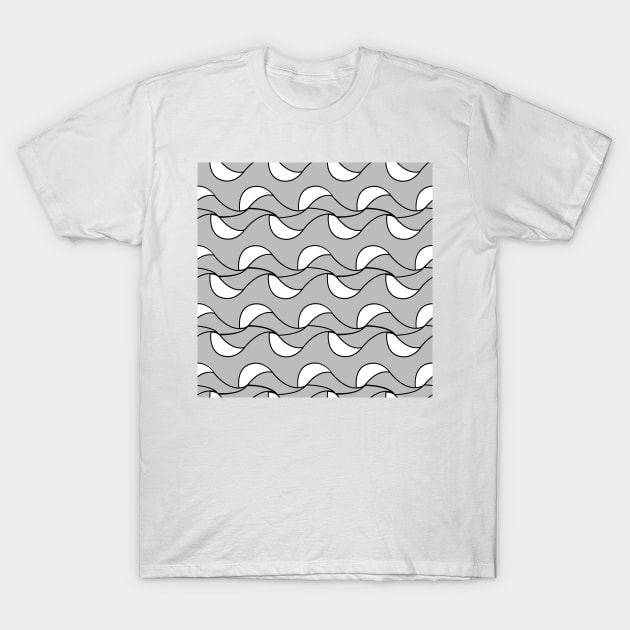 Kale 18 Winter Waves T-Shirt by YamyMorrell